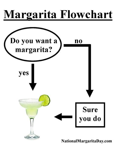 Margarita Flowchart Meme | National Margarita Day 2017