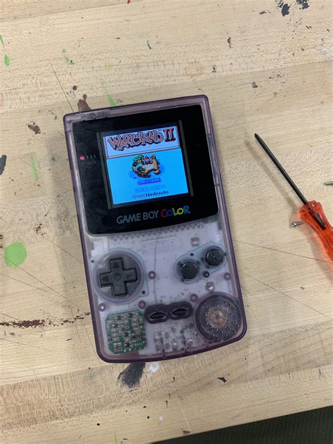 First Gameboy Color mod complete! : r/Gameboy