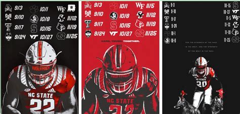 2022 NC State Football Schedule iPhone & Desktop Backgrounds