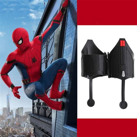 Free Shipping Spider Man Web Shooter Spiderman Homecoming Cosplay Costume Accessories Halloween