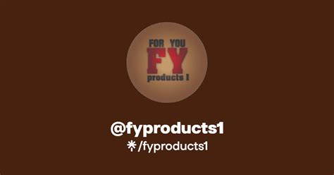 fyproducts1 | Instagram, TikTok | Linktree