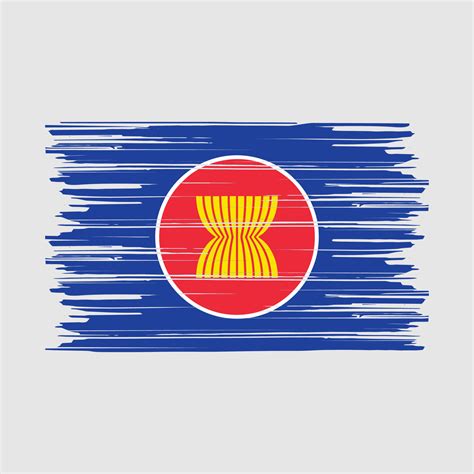 Asean Flag Brush 20471784 Vector Art at Vecteezy