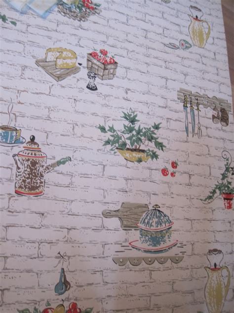 Ella Mae's: Vintage Kitchen Wallpaper