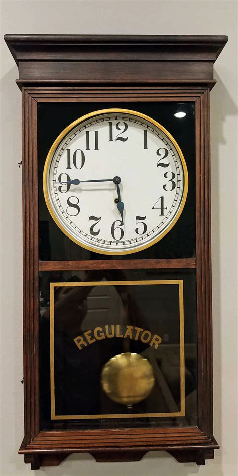 1920's Railroad Clock - Inherited from my Grandfather : Antiques