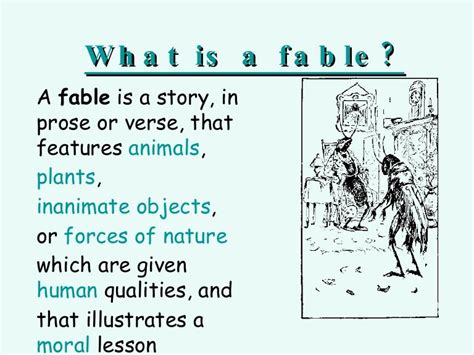 What Is A Fable