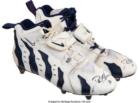 Circa 1995 Deion Sanders Game Worn & Signed Dallas Cowboys Cleats | Lot ...