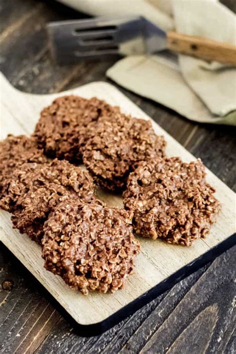 Classic No Bake Cookies (gluten-free, dairy-free, vegan option) - Mile High Mitts