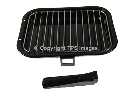 Small Grill Pan with a Small Wire Rack and Pan Handle