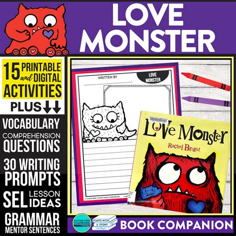 LOVE MONSTER activities and lesson plan ideas – Clutter Free Classroom Store