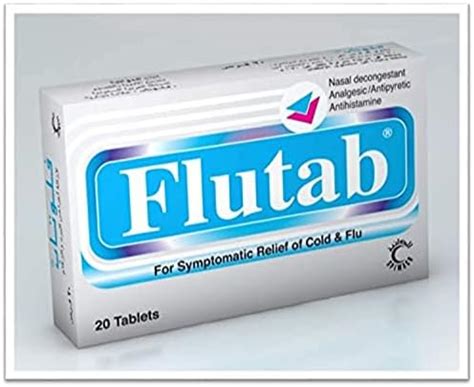 FLUTAB For Cold and Flu 20 Film Coated Tablets price in UAE | Amazon ...