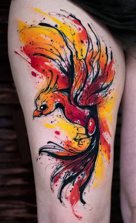 Phoenix Tattoo Watercolor