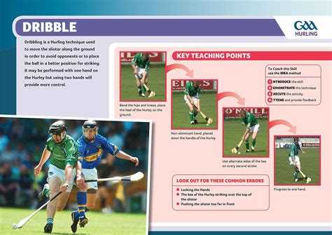 Hurling Skill Cards - Player Pathway Coaching Resources