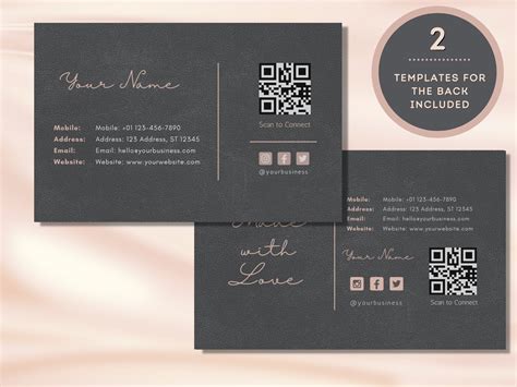 Business Card Design With Qr Code at Jeffrey Ochoa blog