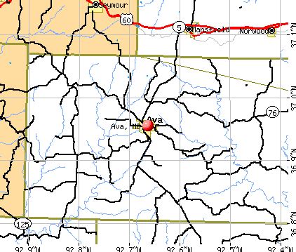 Ava, Missouri (MO 65608) profile: population, maps, real estate, averages, homes, statistics ...