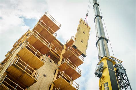 First-Ever Earthquake Simulation in a 10-Story Mass Timber Building | ArchDaily