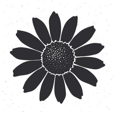 Daisy Silhouette Vector Art, Icons, and Graphics for Free Download