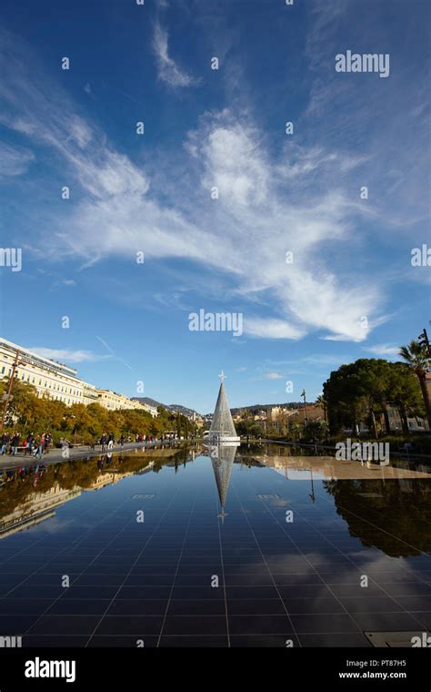 Christmas tree in Nice, France Stock Photo - Alamy