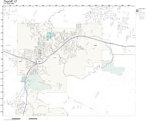 ZIP Code Wall Map of Flagstaff, AZ ZIP Code Map Not Laminated : Amazon.ca: Office Products