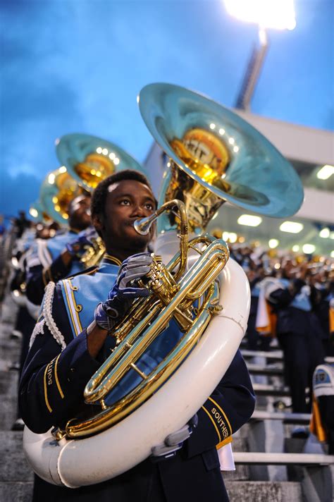 These musicians don't play around on game day. Southern University take ...