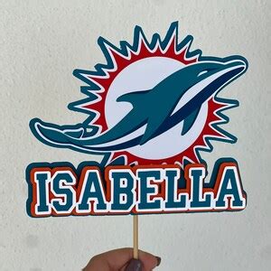 Miami Dolphins Cake Topper - Etsy