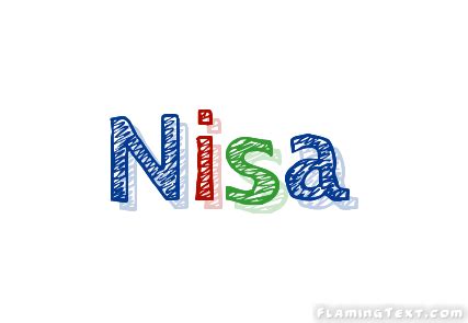 Nisa Logo | Free Name Design Tool from Flaming Text