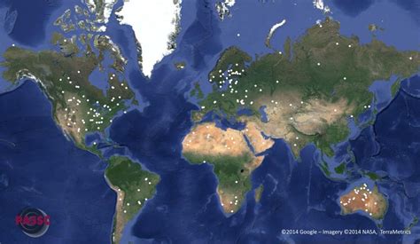 Map Of Impact Craters On Earth - The Earth Images Revimage.Org