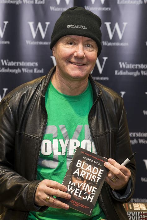 Author Irvine Welsh meets fans book launch Waterstones Edinburgh novel ...