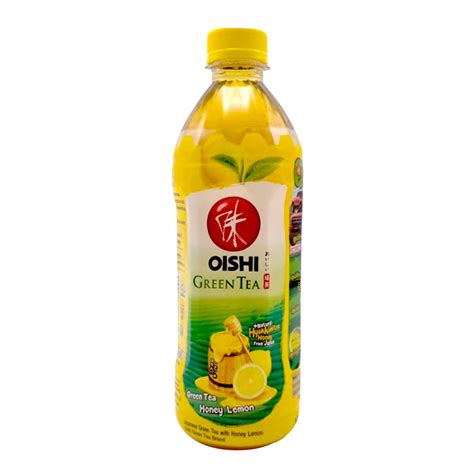 OISHI GREEN TEA HONEY LEMON 500ML