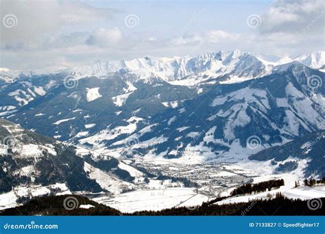 Swiss Alps Scenery stock image. Image of wintertime, covering - 7133827