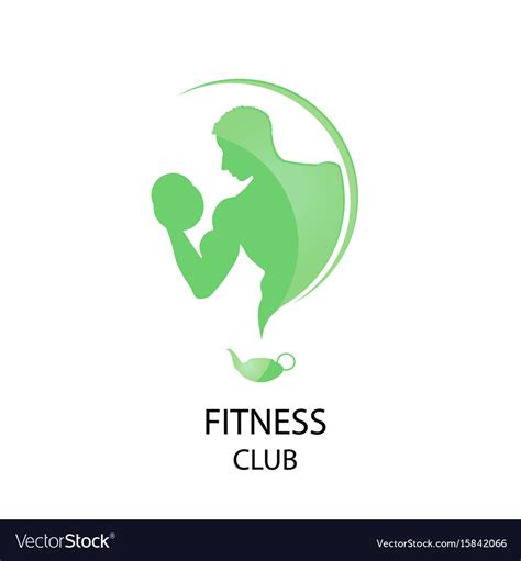 Logo fitness club Royalty Free Vector Image - VectorStock