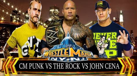 The Rock Vs John Cena Wrestlemania 29