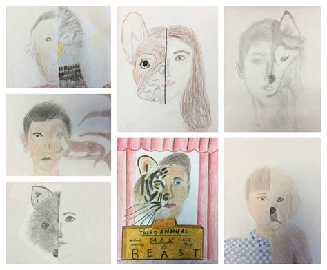 Animal Personality Drawings – Art is Basic | An Elementary Art Blog