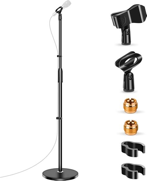 Amazon.com: PPH-Sisy Microphone Stand for Singing Mic Stand Adjustable ...