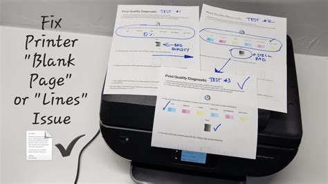 Fix Missing Color or Lines on Page HP ENVY 7855 7155 7858 Printer Nozzle Cleaning - YouTube