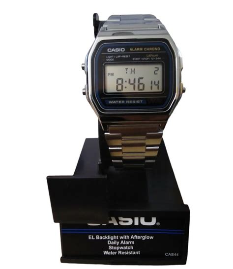 CASIO A158W-1 Unisex Classic Silver Digital A158 Sport Watch 79767246402 | eBay