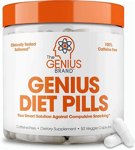 GENIUS DIET PILLS - THE SMART APPETITE SUPPRESSANT.Efficacious doses of SATIEREAL Saffron + 5 ...