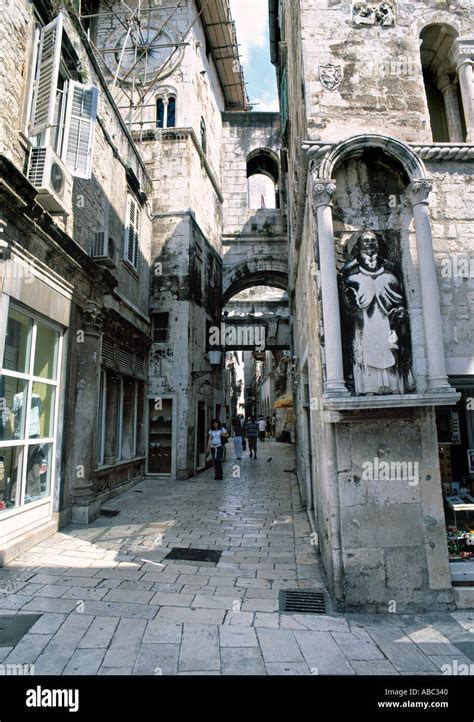 Old Town, Split, Croatia Stock Photo - Alamy