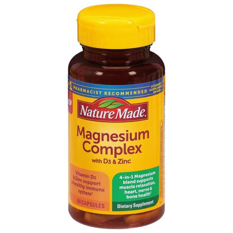 Save on Nature Made Magnesium Complex with D3 & Zinc Capsules Order ...