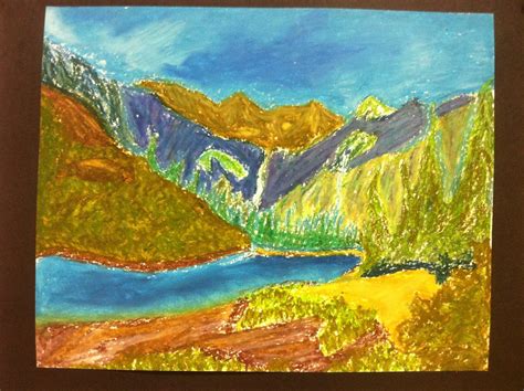 The Laker Gallery: OIl Pastel Landscape