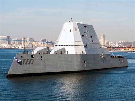 The US Navy Zumwalt Class destroyer has shells more expensive than a ...