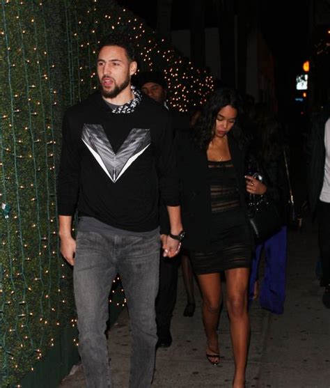 Back On? Klay Thompson & Laura Harrier Pack on the PDA | ExtraTV.com