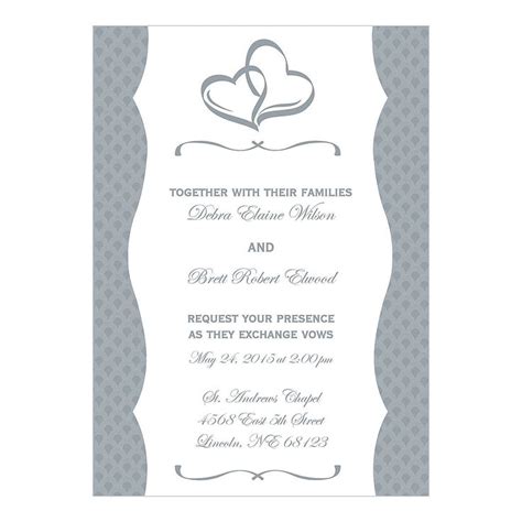 Personalized Two Hearts Wedding Invitations - 25 Pc. | Oriental Trading ...