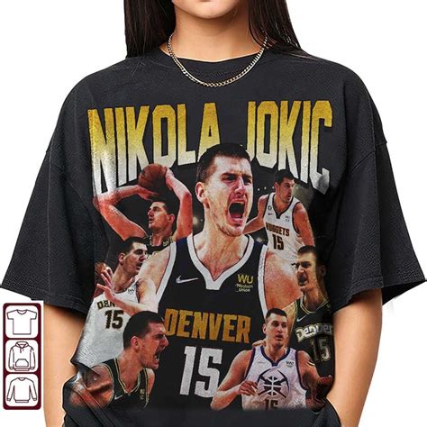 Nikola Jokic 90s Vintage, Nikola Jokic Bootleg Shirt, Nikola - Inspire ...