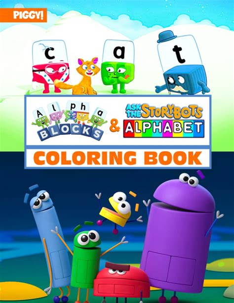 Buy Alphablocks & Ask The StoryBots Alphabet Coloring Book: 2 IN 1 ABC Learning For Kids ...