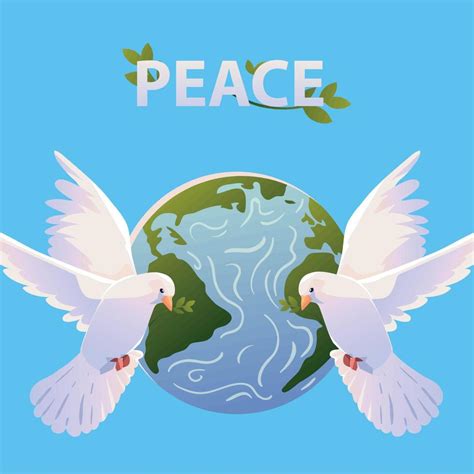 international day of peace poster 11128881 Vector Art at Vecteezy