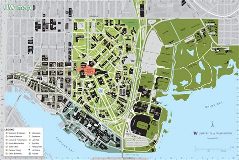 UW campus map | University of Washington Visitors Guide