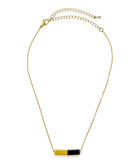 Gold Bar Necklace