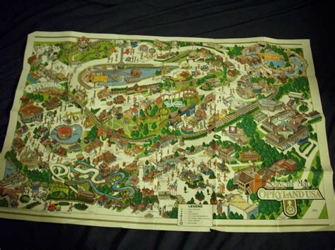 1989 Opryland Map | Opryland was a amusement park in Nashvil… | Flickr