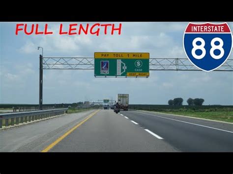 Interstate 88 - Illinois westbound - YouTube