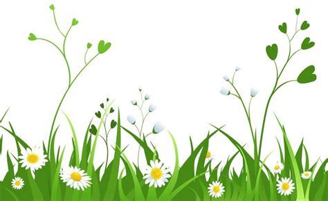 Grass Background Clipart #1 | Flower png images, Clip art, Background clipart